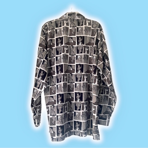 Y2K Vintage Platinum Fubu Fat Albert Shirt Button Down - Picture 3 of 4